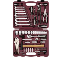 Набор инструмента 72 предм. универсальный 1/4", 1/2"DR / THORVIK