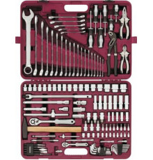 Набор инструмента 128 предметов универсальный 1/4", 1/2"DR / THORVIK UTS0128