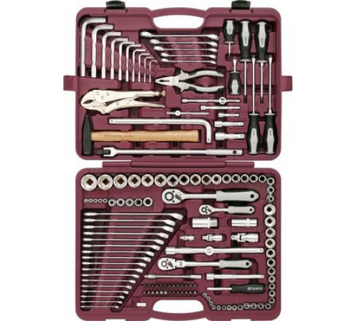 Набор инструмента 142 предмета универсальный 1/4", 3/8" и 1/2"DR / THORVIK