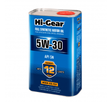 Масло моторное синтетическое 5W30 SN  ACEA С2/С3 1л Hi-Gear ЧЗ