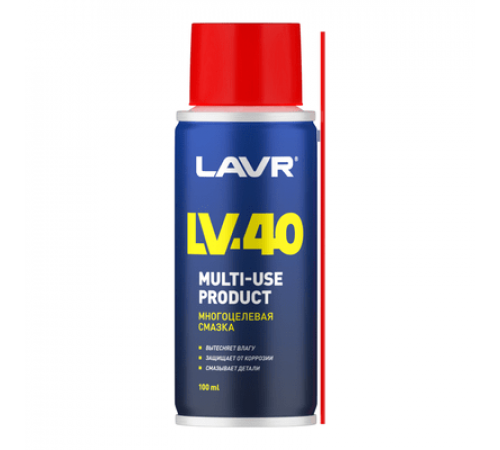 Смазка многоцелевая LV-40 аэрозоль 100 мл LAVR ЧЗ