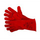 Краги спилковые красные длинные Cowsplit Leather Welding Gloves р.11 (XXL) Norma Long