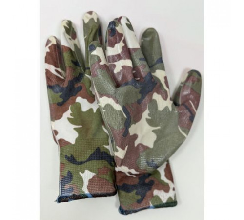 Перчатки нейлон 13 класс с нитриловым покрытием р.9 (L) Hortus Military