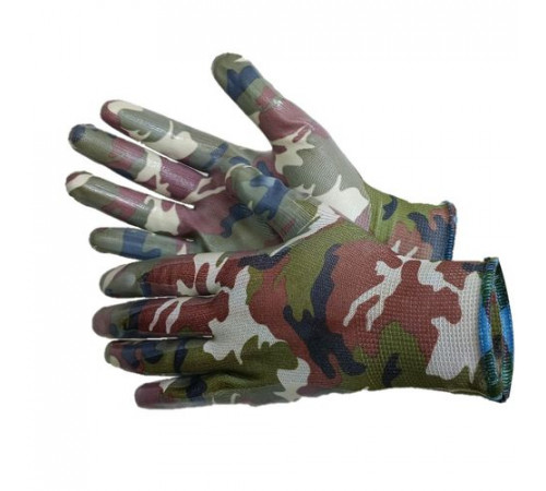 Перчатки нейлон 13 класс с нитриловым покрытием р.9 (L) Hortus Military