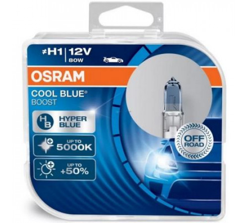 Лампы H1 12V 80W +50% 5000К CBB Eurobox 62150CBВ OSRAM