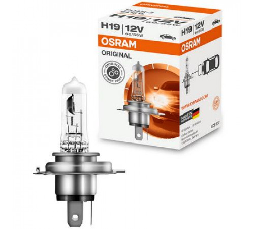 Лампа H19 12V 60/55W PU43t-3 3200К Osram ( Lada Granta)