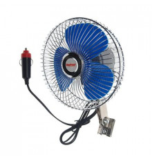 Вентилятор M-502 16 см(6) с решеткой металл 12V MEGAPOWER