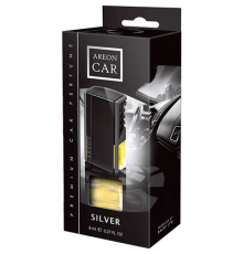 Ароматизатор AREON CAR BOX BLACK STYLE Silver на дефл. жидкий ~