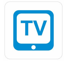 Наклейка Знак  "Салон оборудован TV", самоклеющийся_