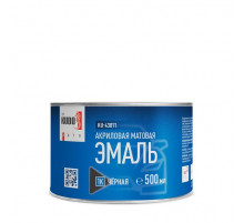 Краска банка KUDO акриловая серебро 1К 500мл.