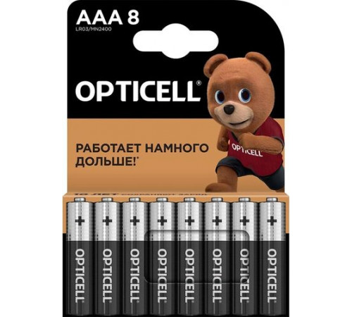 Элемент питания(батарейка) OPTICELL Basic AAA 8шт