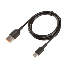 Кабель USB - Type-C 15W 3A SKYWAY черный  в пакете 1м