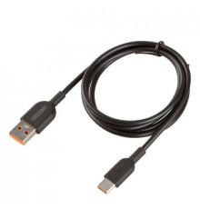 Кабель USB - Type-C 15W 3A SKYWAY черный  в пакете 1м