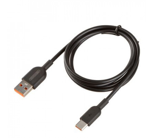 Кабель USB - Type-C 15W 3A SKYWAY черный  в пакете 1м