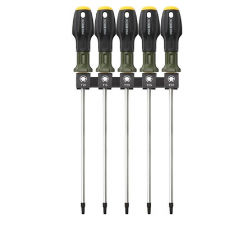 Набор отверток TORX длиной 250 мм (T10,T15, T20,T25,T30) 5 штук ДТ