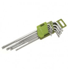 Набор ключей TORX  9пр коротких  (Т10,Т15,Т20,Т25,Т27,Т30,Т40,Т45,Т50) ДТ