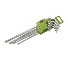 Набор ключей TORX  9пр (Т10,Т15,Т20,Т25,Т27,Т30,Т40,Т45,Т50) ДТ