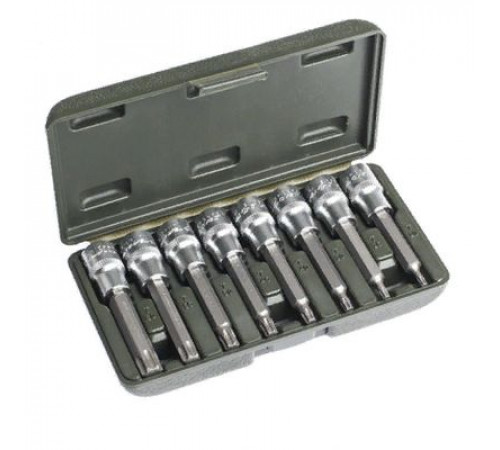 Набор головок со вставками TORX 8предм 1/2 (T20,T25,T30,T40,T45,T50,T55,T60 L=100мм) ДТ