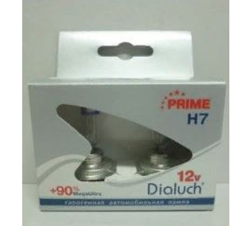 Лампы H7 12V 55W +90% РХ26d Диалуч PRIME Корея ЛЧ130PR-2MU
