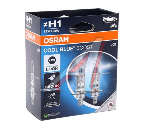 Лампы H1 12V 80W 5500К CBB 62150CBВ OSRAM