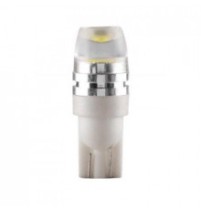 Светодиод W5W 12V 2SMD с линзой, белый W2.1x9.5d ЛДД003-7-W ДИАЛУЧ