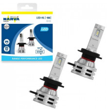 Лампы NARVA светодиод. H4 6000K Range Performance LED (к-т 2 шт.)