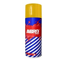 Краска акриловая ABRO №25 желтая аэр. 520 мл