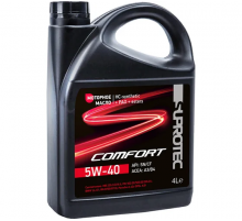 Моторное масло COMFORT 5w40 4л Suprotec ЧЗ