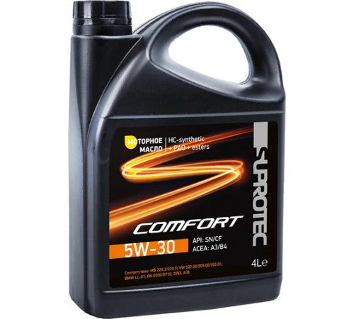 Моторное масло COMFORT 5w30 4л Suprotec ЧЗ