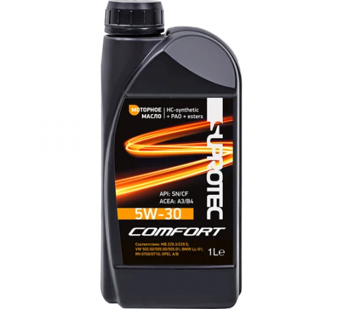 Моторное масло COMFORT 5w30 1л Suprotec ЧЗ