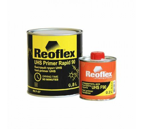 Грунт быстрый Reoflex UHS черн.+отв.F90 (0,8л+0,2) Экопол