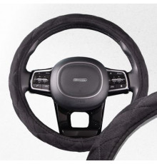 Оплетка искусственная замша M (37-39 см) SKYWAY Design Hit-1 Черная