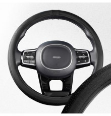 Оплетка экокожа M (37-39 см) SKYWAY Design Standart-2 Черная