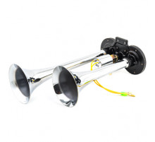 Сигнал пневматический 2-рожковый 24В хром 230/300MM TOPAUTO