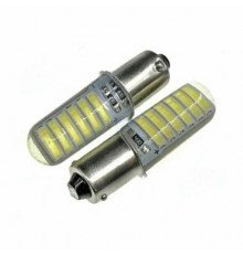 Светодиод T4W 12V BA9s Canbus (6SMD,повыш.яркости в силиконе,белый) блистер 2 шт ЛДД002-6-2W