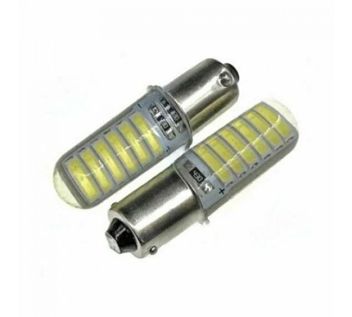 Светодиод T4W 12V BA9s Canbus (6SMD,повыш.яркости в силиконе,белый) блистер 2 шт ЛДД002-6-2W