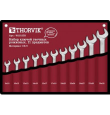 Набор ключей рожковых 11 шт. серии ARC в сумке, 08-32 мм, / THORVIK