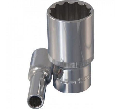 Головка 13 мм 1/2 12-ти гранная удлиненная / OMBRA