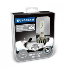 Лампы светодиодные H1 TUNGSRAM Megalight LED +200% 12V 24W 6000K_