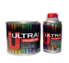Грунт акриловый Novol+отв. 100 ULTRA FULLER 5+1  0,4л+0,08л белый