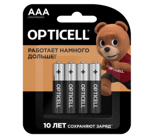 Элемент питания(батарейка) OPTICELL Basic AAA 4шт_