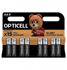 Элемент питания(батарейка) OPTICELL Basic AA 8шт