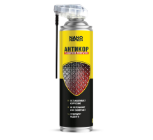 Антикор защитное покрытие для металла NANOPROTECH, аэрозоль 400 мл ЧЗ