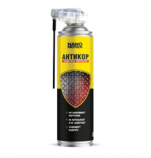 Антикор защитное покрытие для металла NANOPROTECH, аэрозоль 400 мл ЧЗ