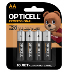 Элемент питания(батарейка) OPTICELL PROFESSIONAL AA 4шт