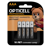Элемент питания(батарейка) OPTICELL PROFESSIONAL AAA 4шт_