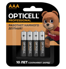 Элемент питания(батарейка) OPTICELL PROFESSIONAL AAA 4шт_