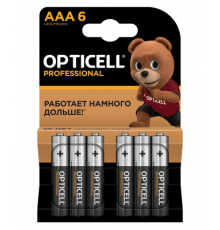 Элемент питания(батарейка) OPTICELL PROFESSIONAL AAA 6шт
