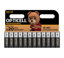 Элемент питания(батарейка) OPTICELL PROFESSIONAL AA 12шт_