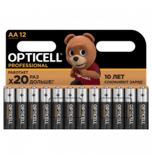 Элемент питания(батарейка) OPTICELL PROFESSIONAL AA 12шт_
